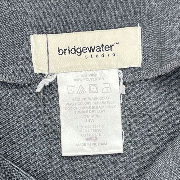 VTG Bridgewater Dress Jacket 14W Button Down Tailored Career Workwear Blazer - Picture 11 of 11